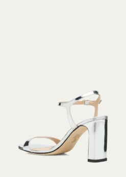Stuart WeitzmanBabette Metallic Ankle-Strap Sandals