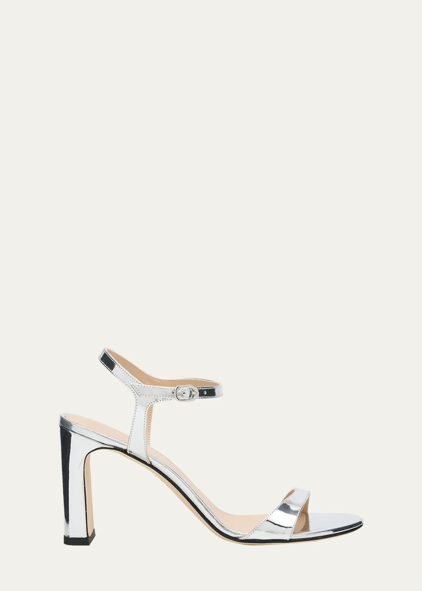 Stuart WeitzmanBabette Metallic Ankle-Strap Sandals