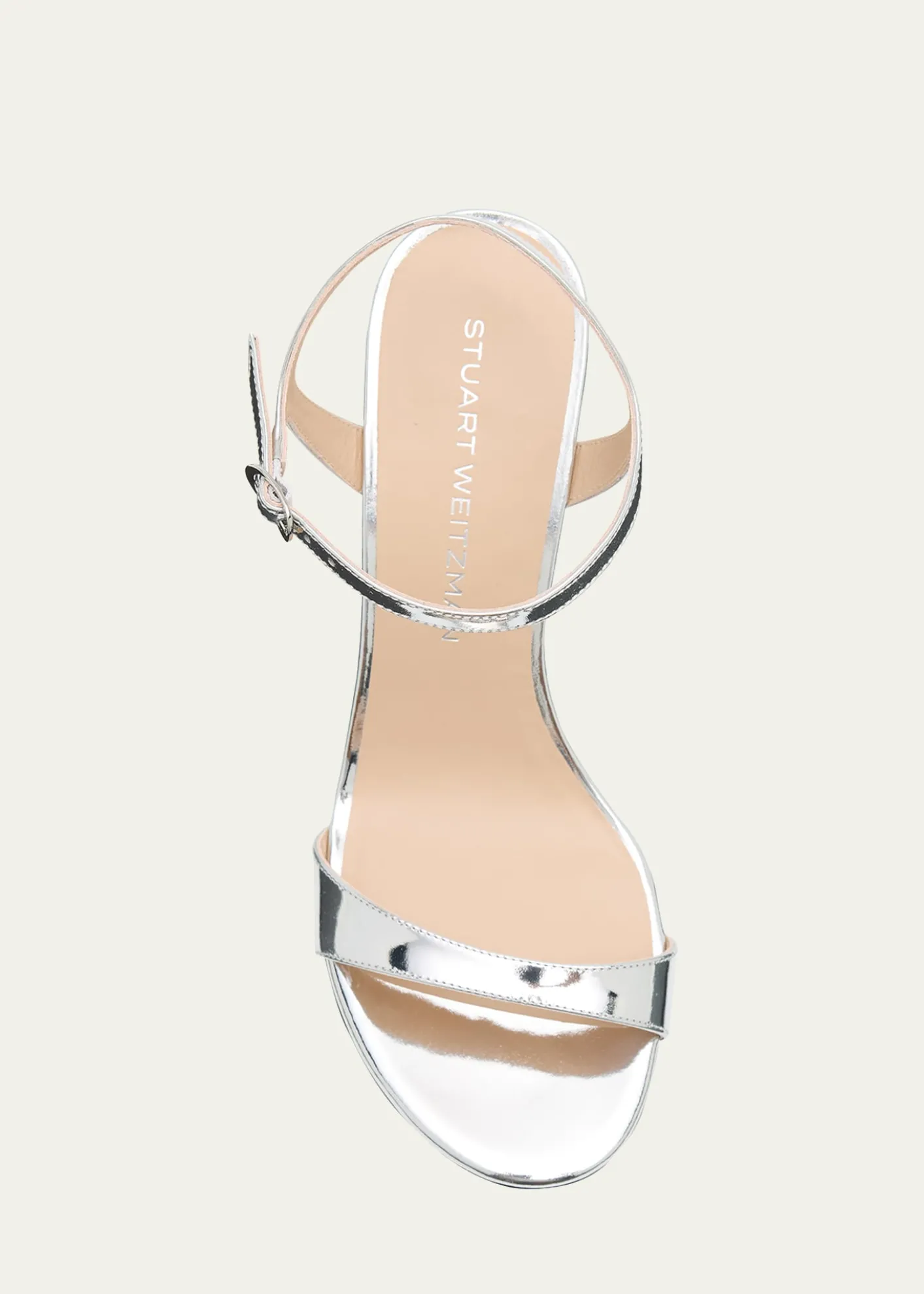 Stuart WeitzmanBabette Metallic Ankle-Strap Sandals