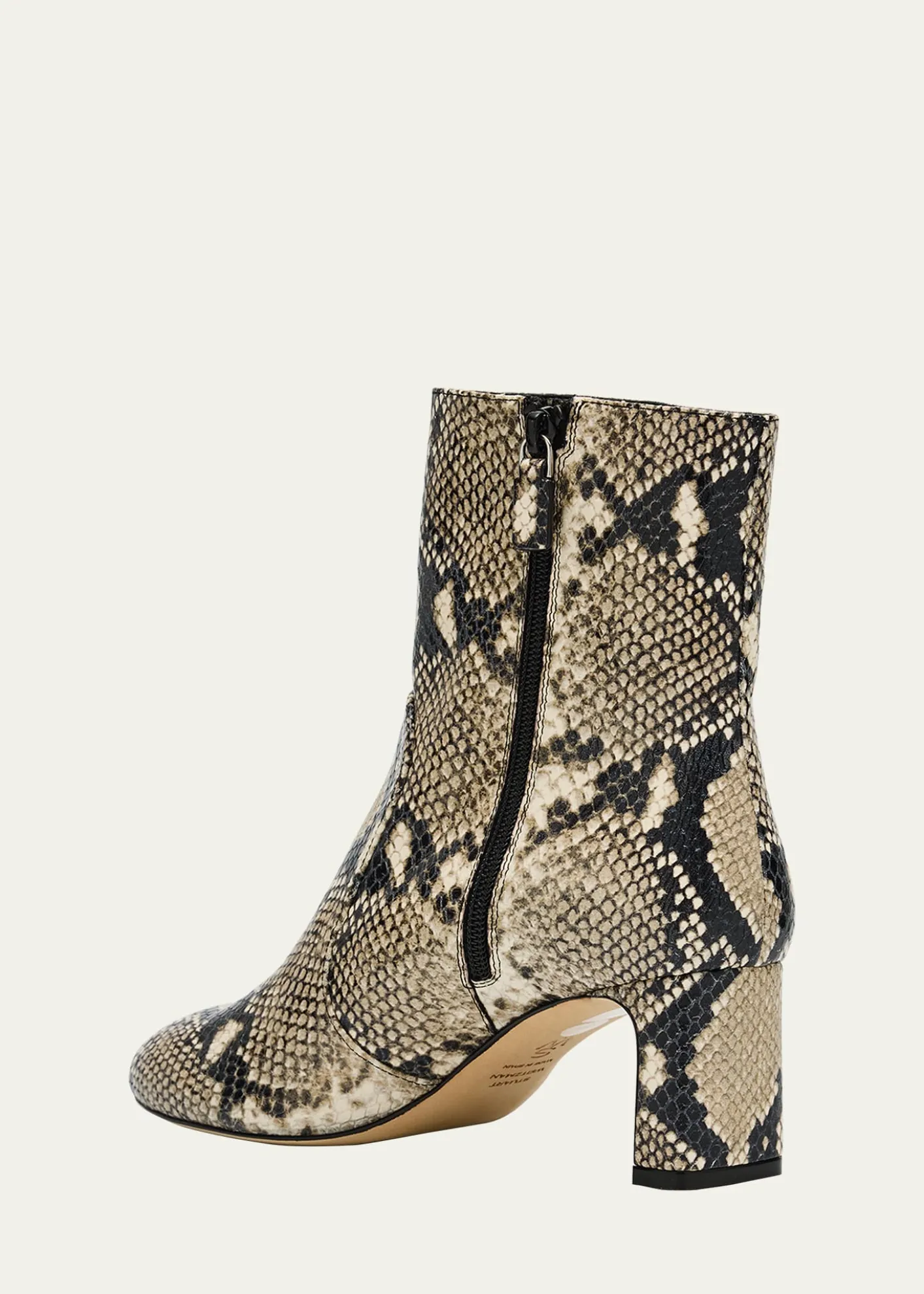 Stuart WeitzmanBabette Snake-Printed Leather Booties