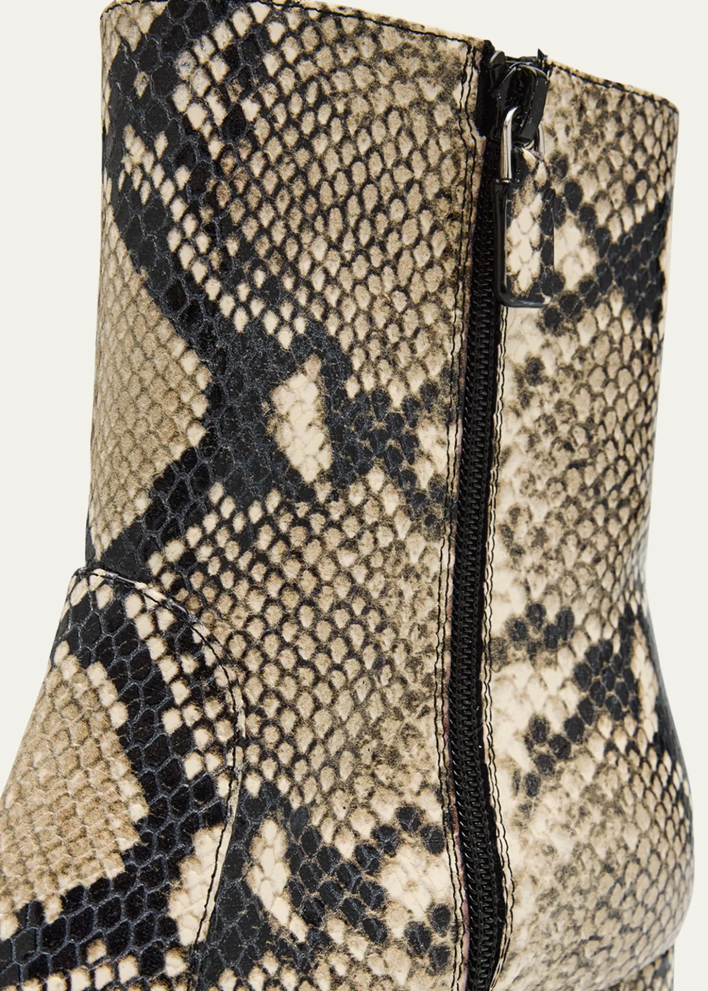 Stuart WeitzmanBabette Snake-Printed Leather Booties