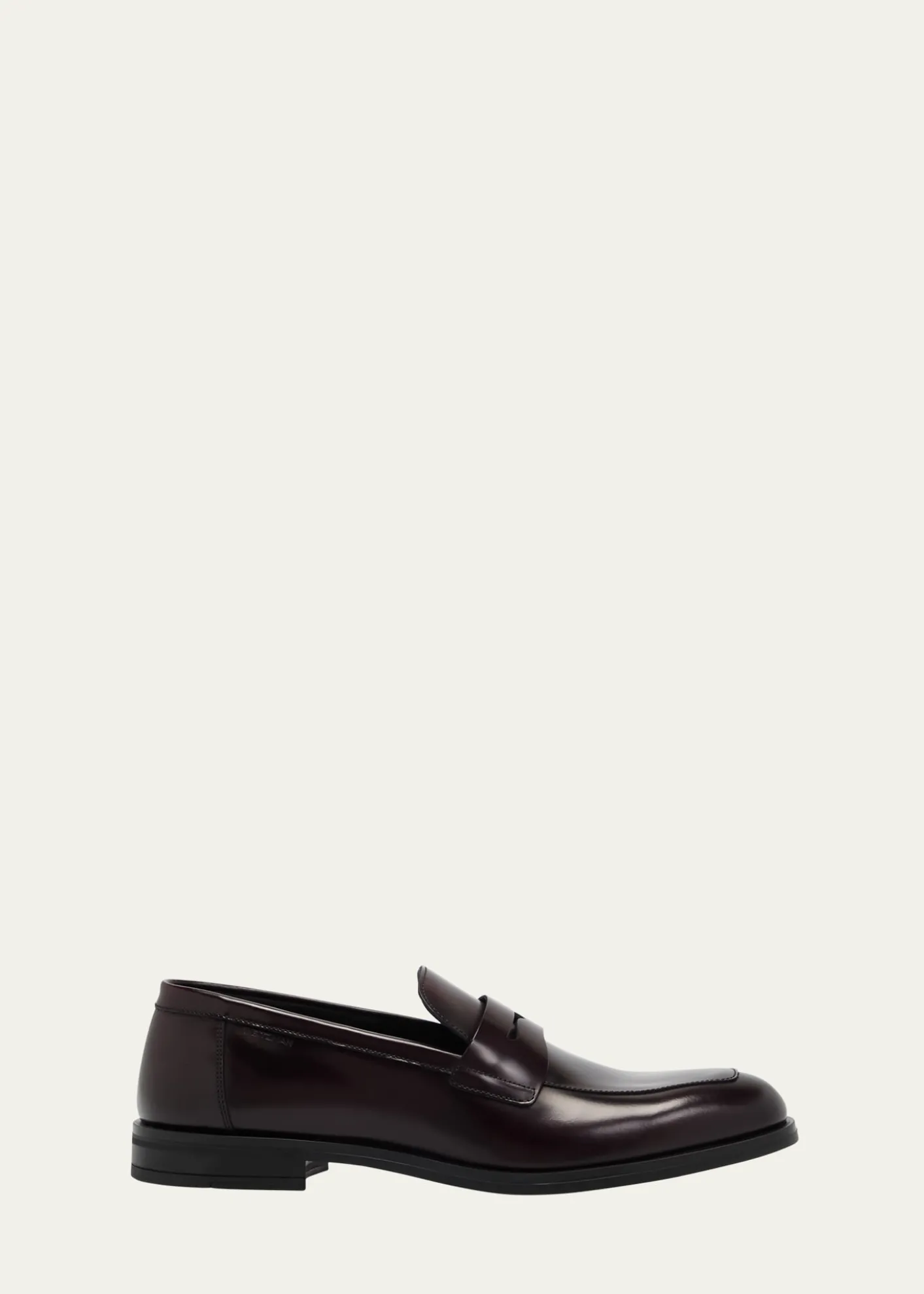 Stuart WeitzmanMen's Club Burnished Leather Penny Loafers