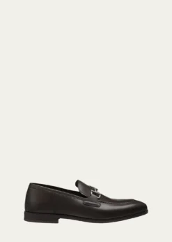 Stuart WeitzmanMen's Simon Leather Twist Bit Loafers