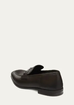 Stuart WeitzmanMen's Simon Leather Twist Bit Loafers