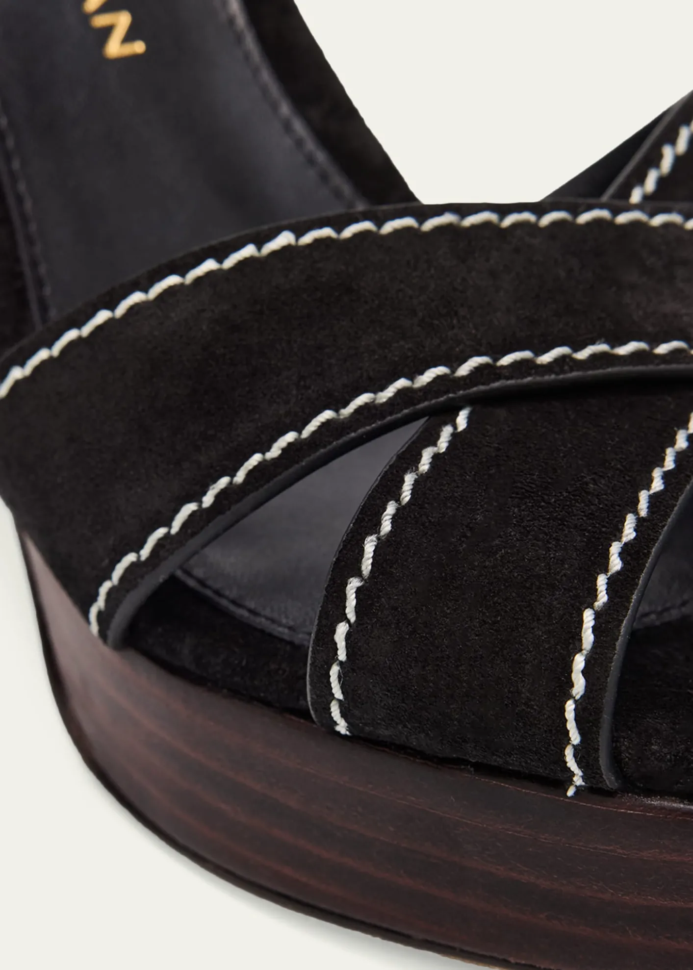 Stuart Weitzman95mm Park Suede Platform Sandals