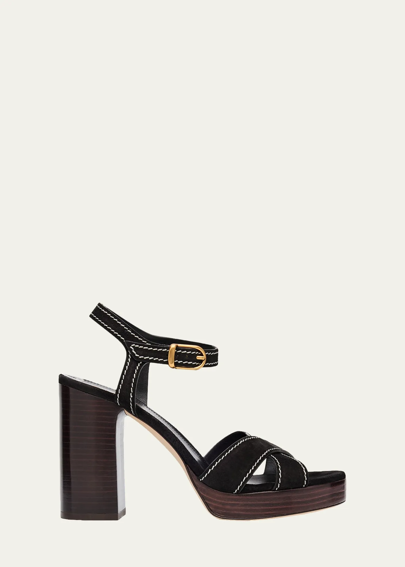 Stuart Weitzman95mm Park Suede Platform Sandals