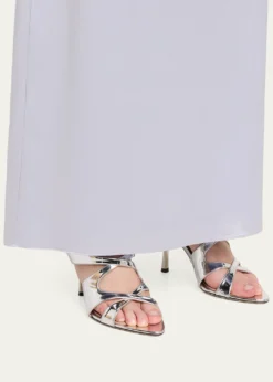 Stuart Weitzman85mm Rubie Strappy Leather Sandals