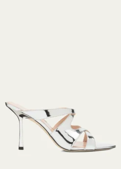 Stuart Weitzman85mm Rubie Strappy Leather Sandals