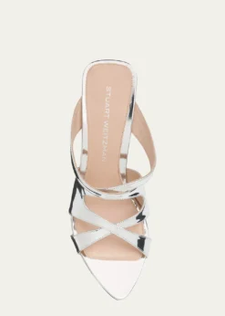 Stuart Weitzman85mm Rubie Strappy Leather Sandals