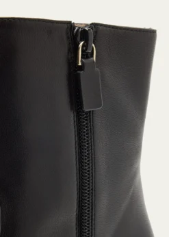 Stuart Weitzman50mm Stassi Leather Zip Booties