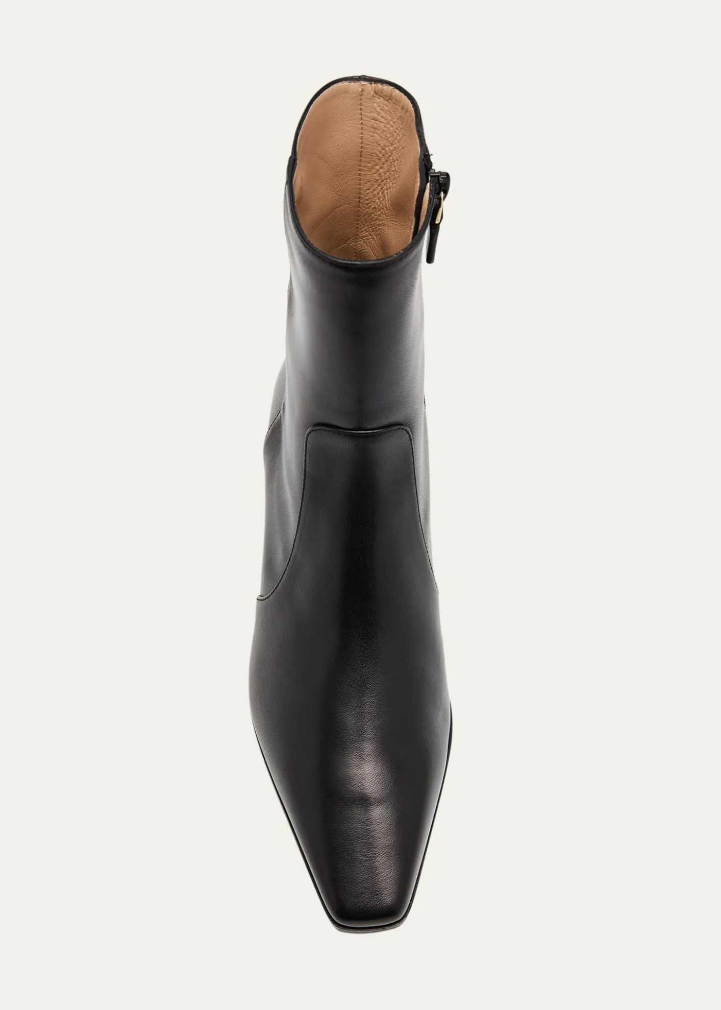 Stuart Weitzman50mm Stassi Leather Zip Booties