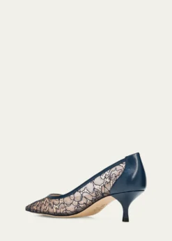 Stuart Weitzman50mm Stuart Power Lace Pumps