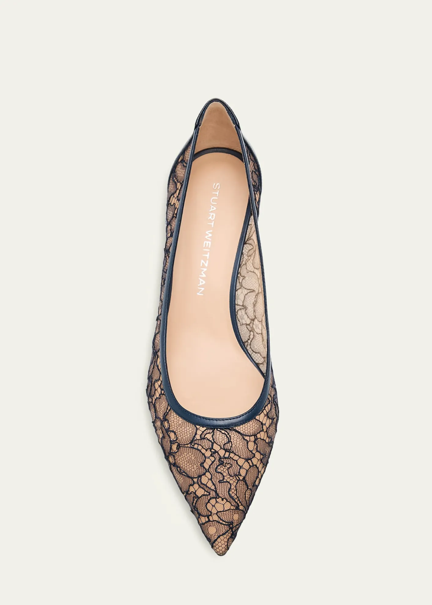 Stuart Weitzman50mm Stuart Power Lace Pumps