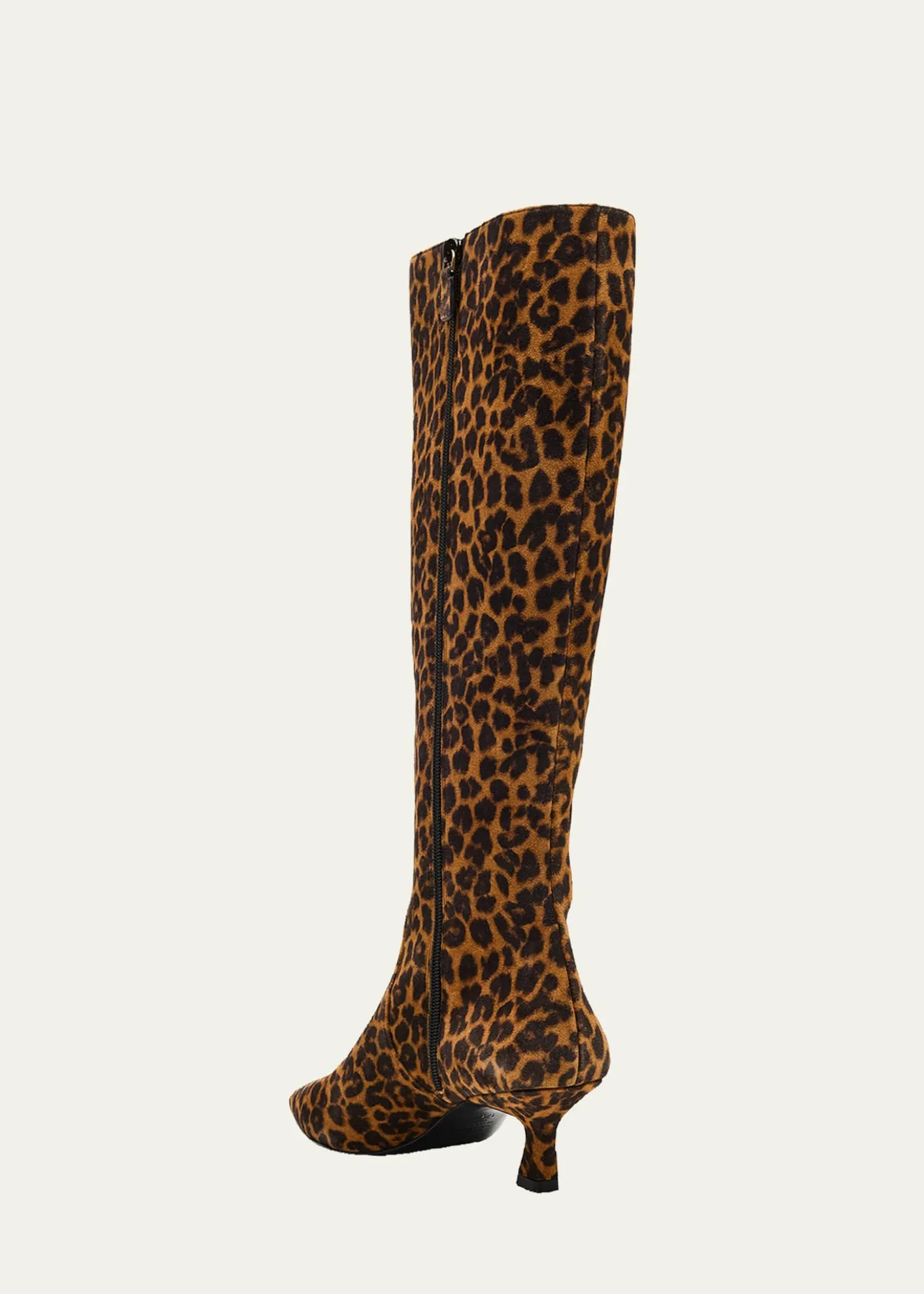 Stuart Weitzman50mm Vinnie Leopard-Printed Suede Knee-High Boots
