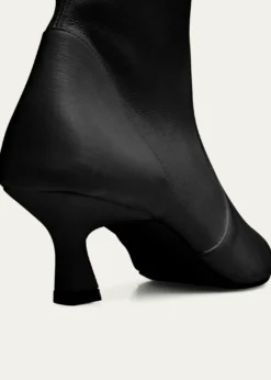 Stuart Weitzman50mm Vinnie Stretch Leather Booties