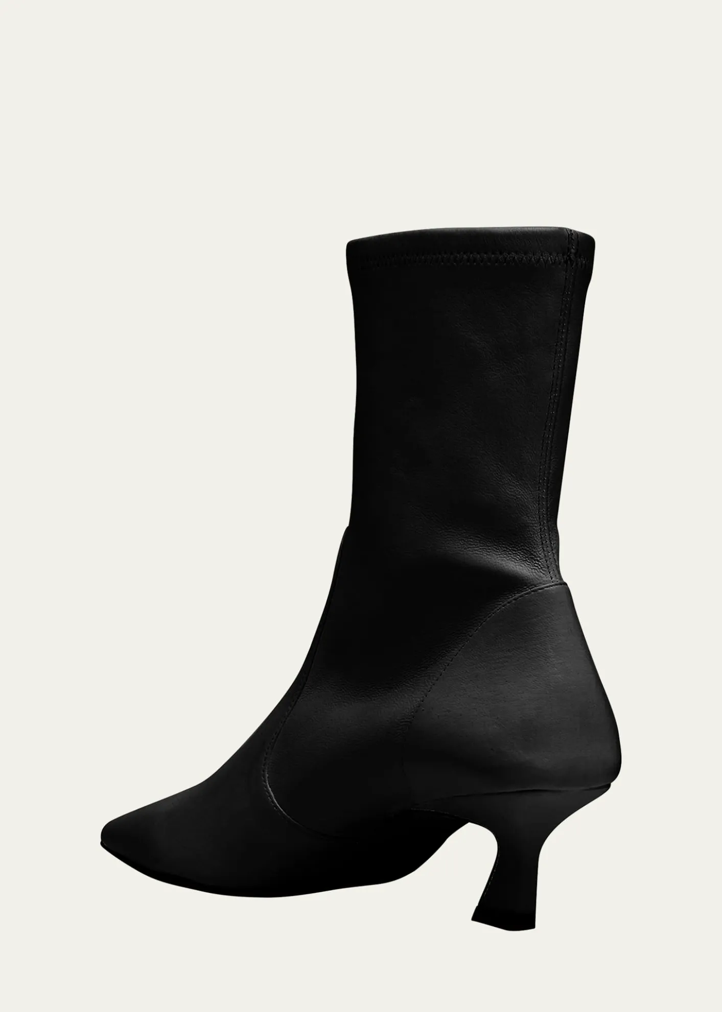 Stuart Weitzman50mm Vinnie Stretch Leather Booties