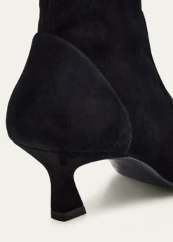 Stuart Weitzman50mm Vinnie Suede Stretch Booties
