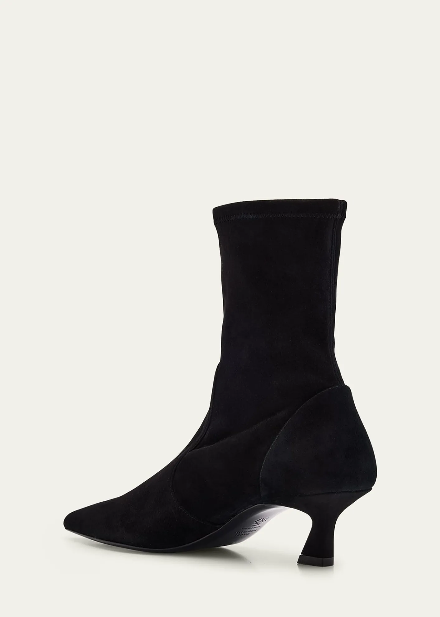 Stuart Weitzman50mm Vinnie Suede Stretch Booties