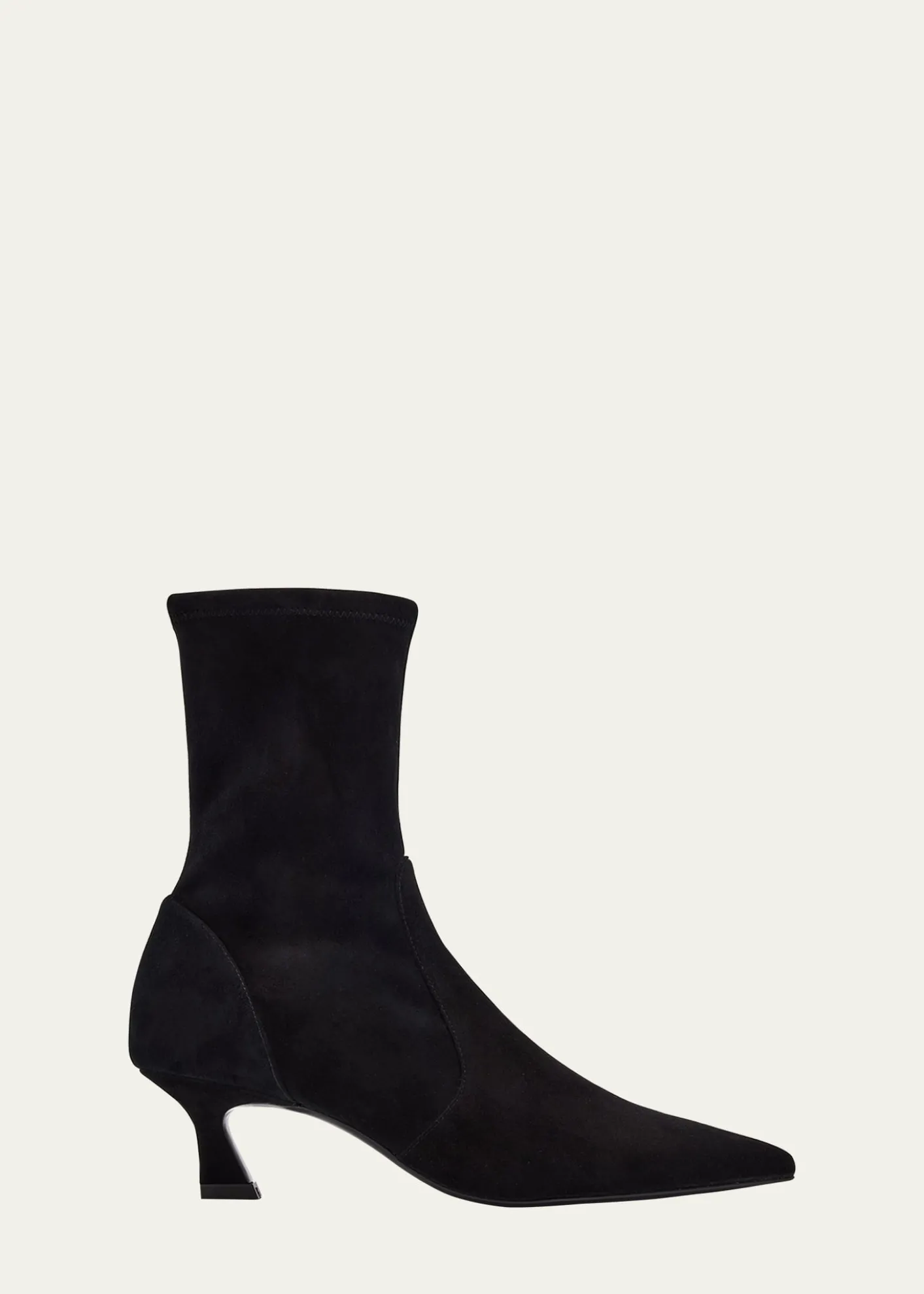 Stuart Weitzman50mm Vinnie Suede Stretch Booties