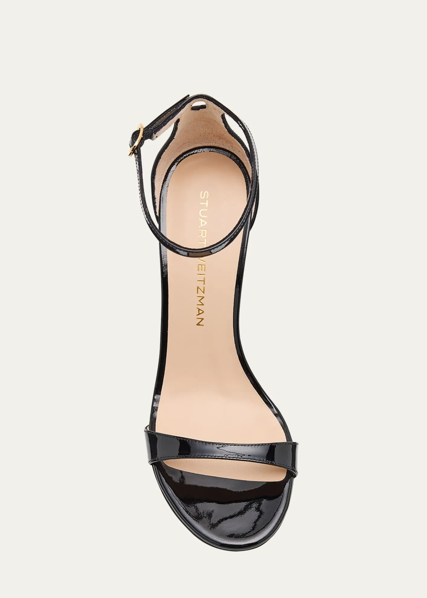 Stuart WeitzmanNudist II Patent Ankle-Strap Sandals