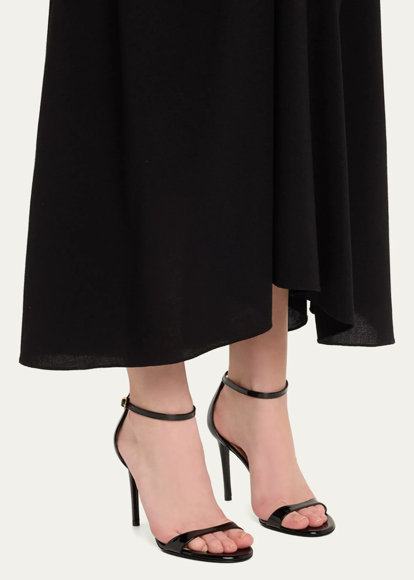 Stuart WeitzmanNudist II Patent Ankle-Strap Sandals
