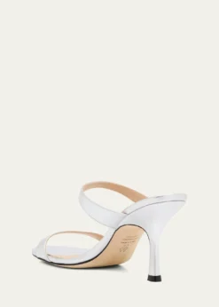 Stuart WeitzmanNudist Metallic Dual-Band Slide Sandals