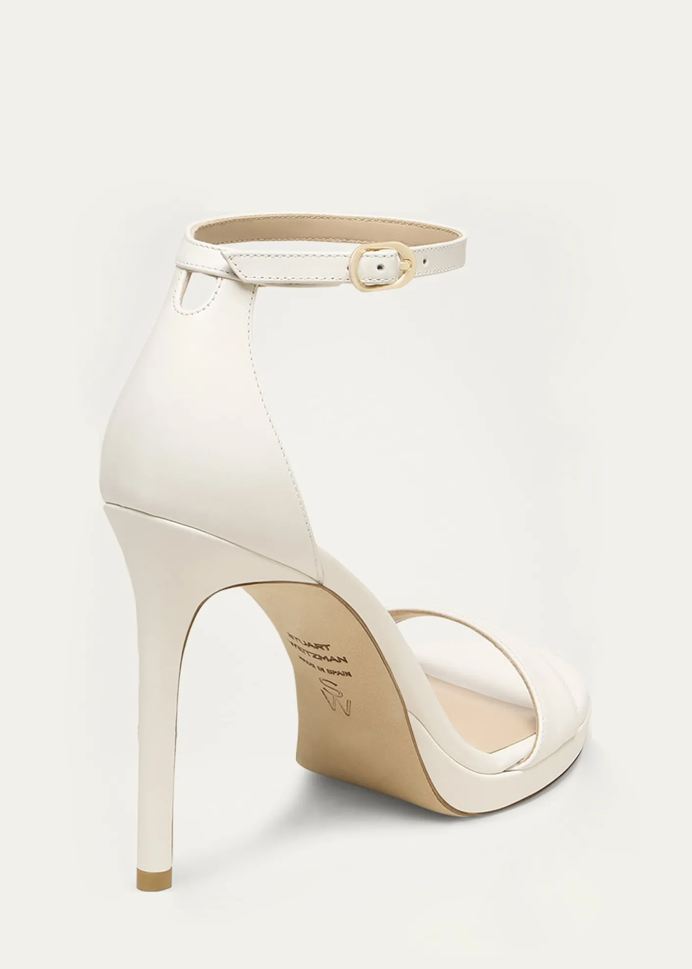 Stuart WeitzmanNudist Patent Ankle-Strap Platform Sandals