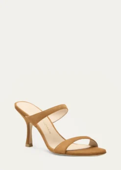 Stuart WeitzmanNudist Suede Slide Sandals