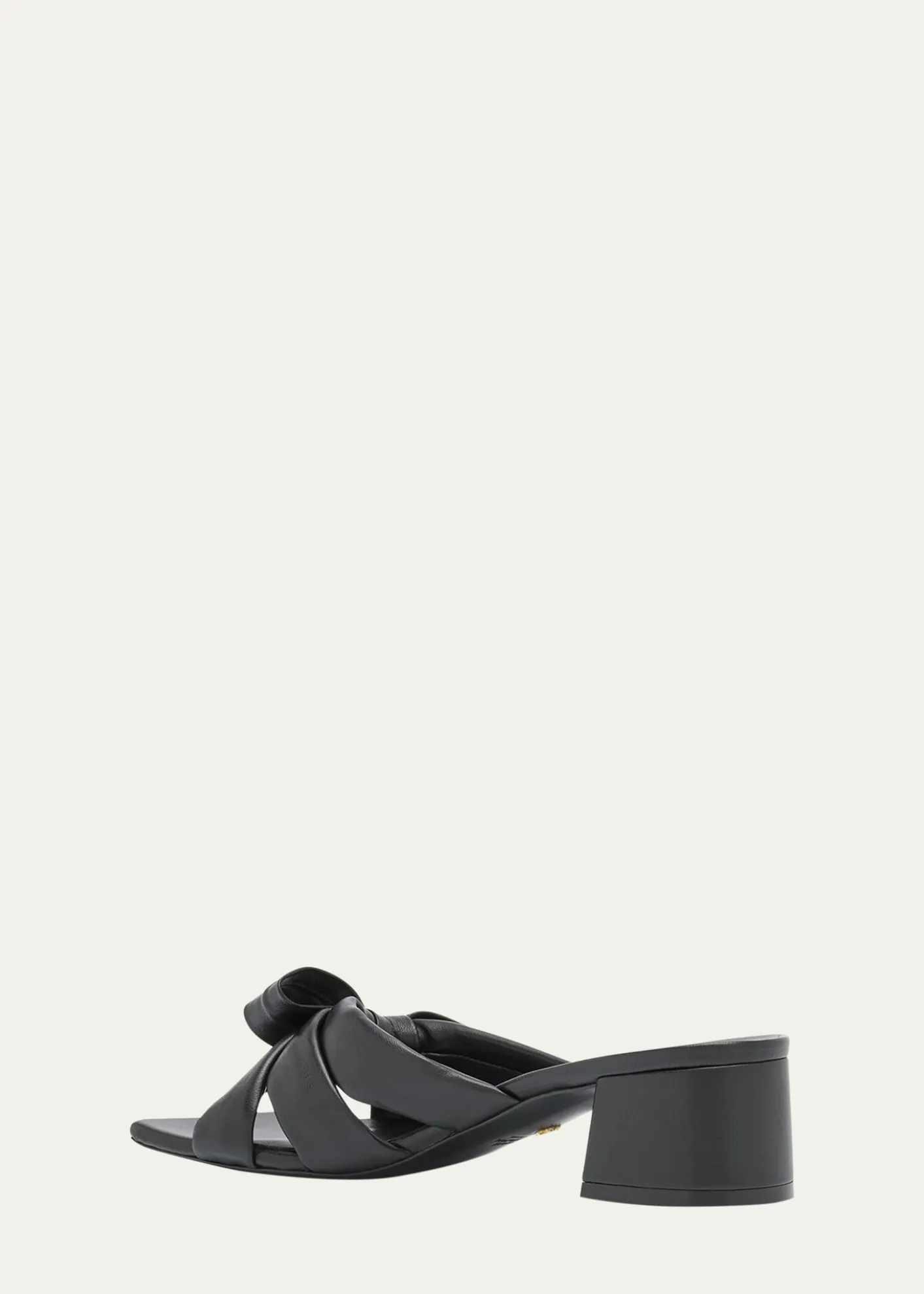 Stuart WeitzmanSofia Lambskin Bow Mule Sandals
