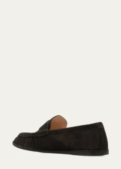 Stuart WeitzmanSpencer Suede Penny Loafers