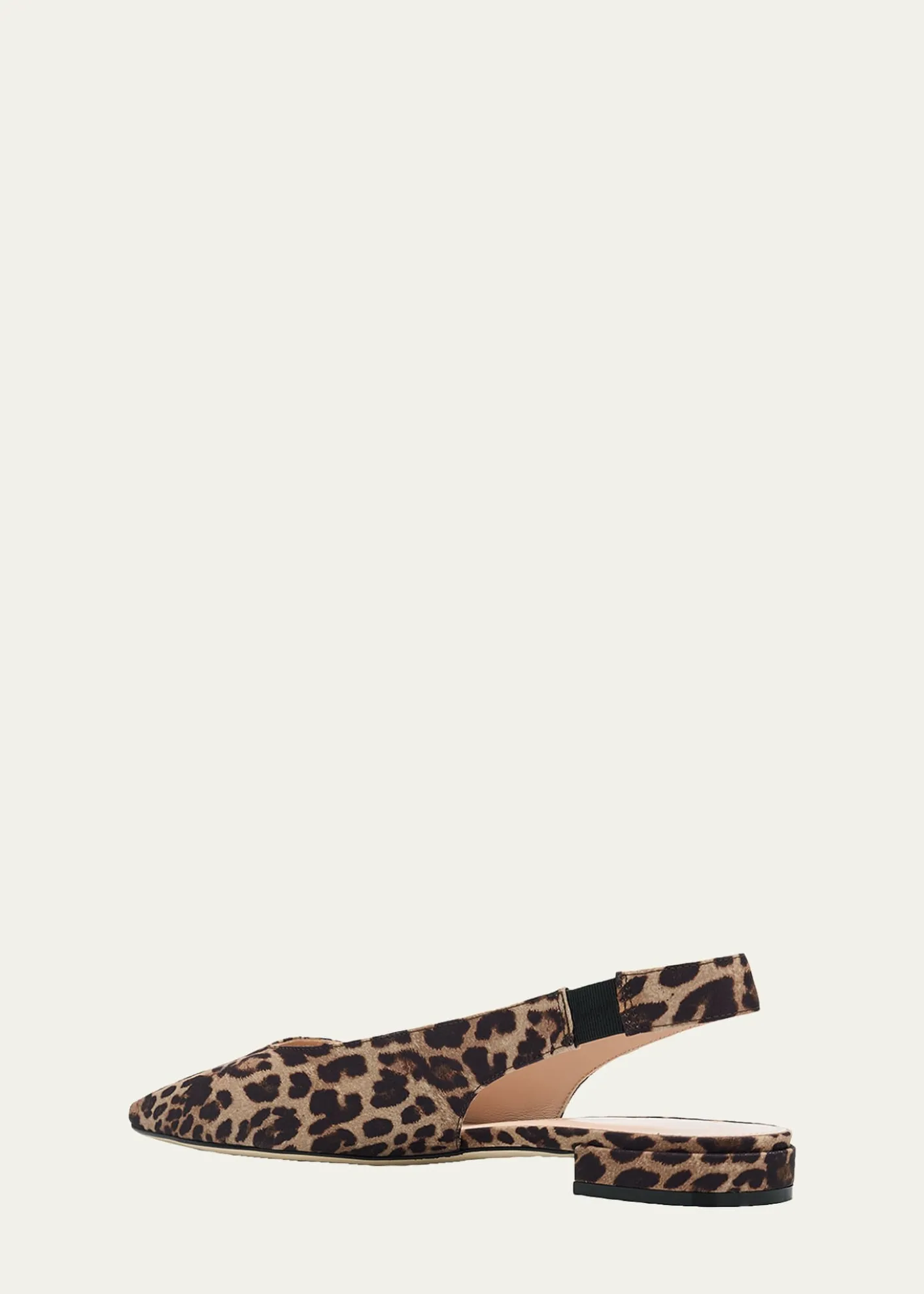 Stuart WeitzmanStassi Leopard Grosgrain Slingback Flats