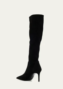 Stuart WeitzmanStuart Power Suede Stiletto Knee Boots