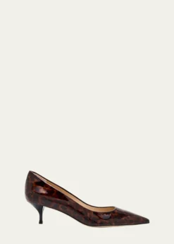 Stuart WeitzmanStuart Power Tortoise Leather Pumps