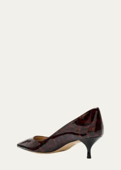 Stuart WeitzmanStuart Power Tortoise Leather Pumps
