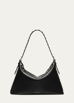 Stuart WeitzmanStuart Studded Leather Shoulder Bag