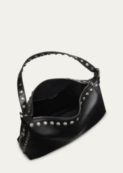 Stuart WeitzmanStuart Studded Leather Shoulder Bag
