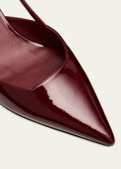 Stuart WeitzmanVinnie Patent Kitten Slingback Pumps