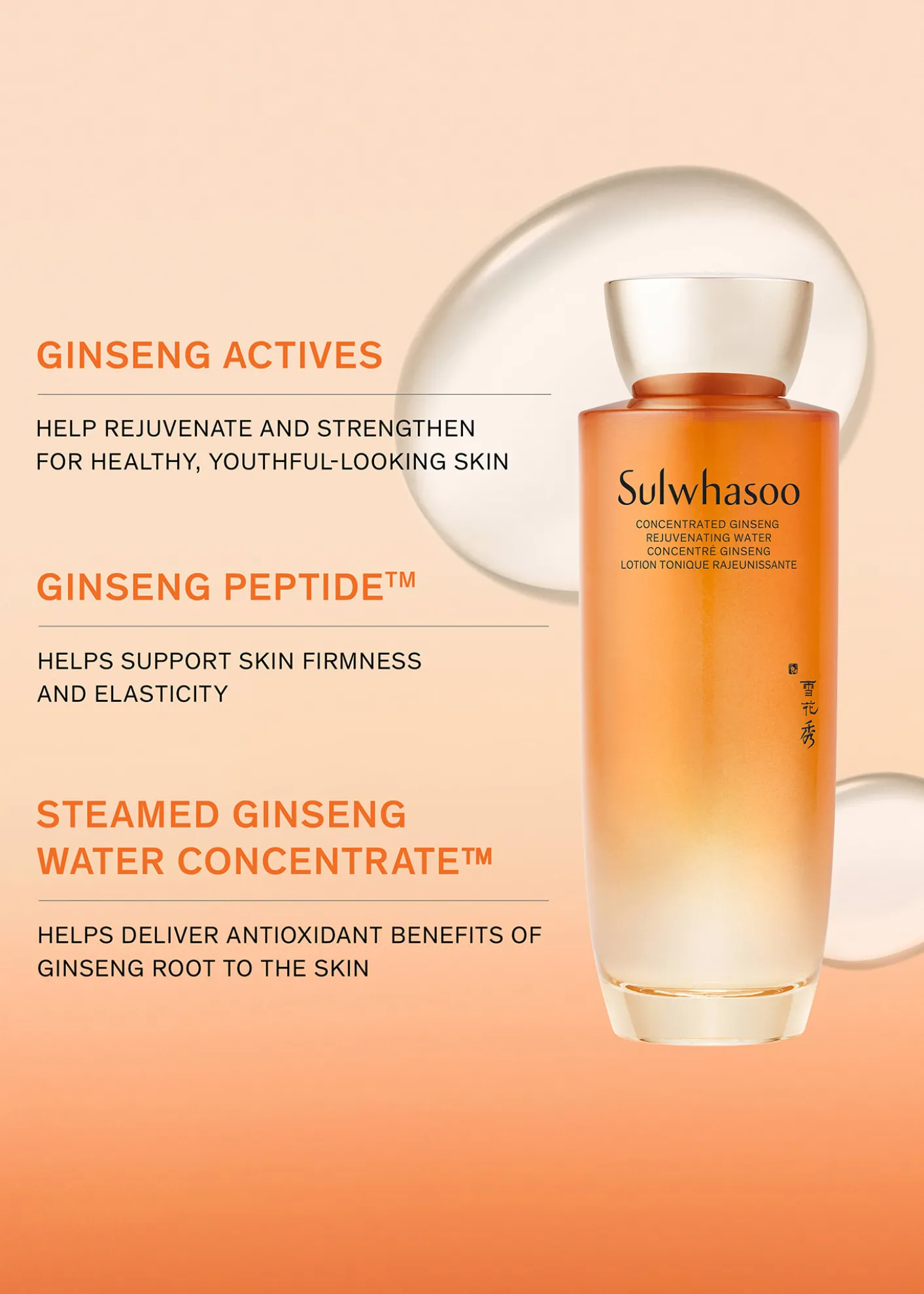 SulwhasooConcentrated Ginseng Renewing Water, 5 oz.
