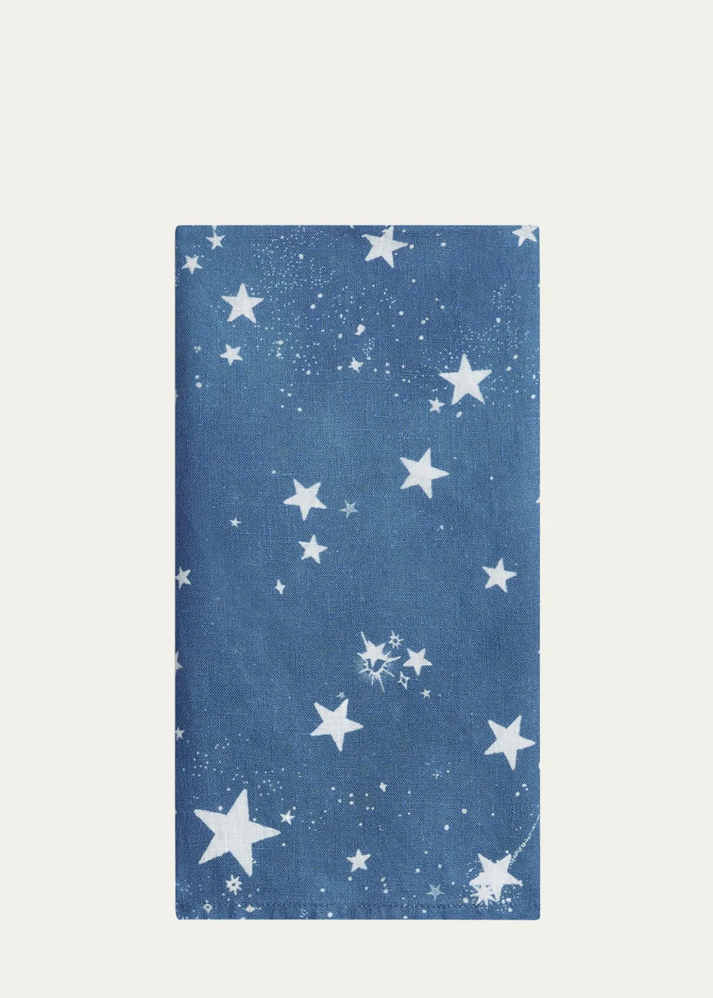 SUMMERILL & BISHOPCelestial Stars Cosmic Blue Napkin, 20" Square