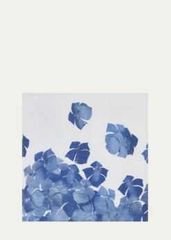 SUMMERILL & BISHOPx Chiara Grifantini Hydrangea Linen Napkin