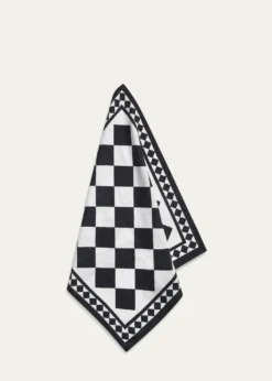 SUMMERILL & BISHOPx Claridge’s Black Check Napkin