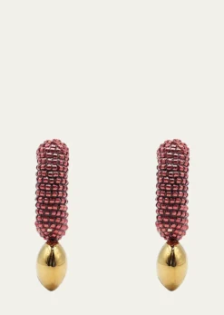Susana VegaOrigen Hoop Earrings, Grapefruit