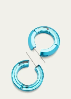SWAROVSKILucent Hoop Earrings, Blue