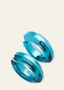 SWAROVSKILucent Hoop Earrings, Blue