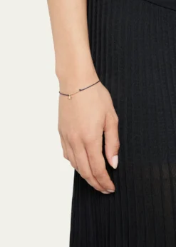 Sydney EvanDiamond Evil Eye Pull-Cord Bracelet