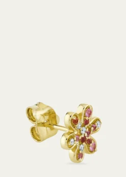 Sydney Evan14K Daisy Cocktail Stud Earring, Single