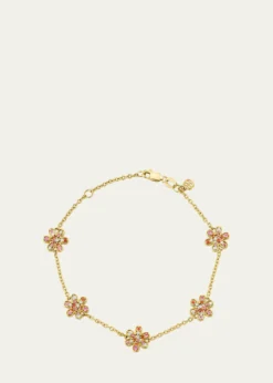Sydney Evan14K Daisy Cocktail Chain Bracelet