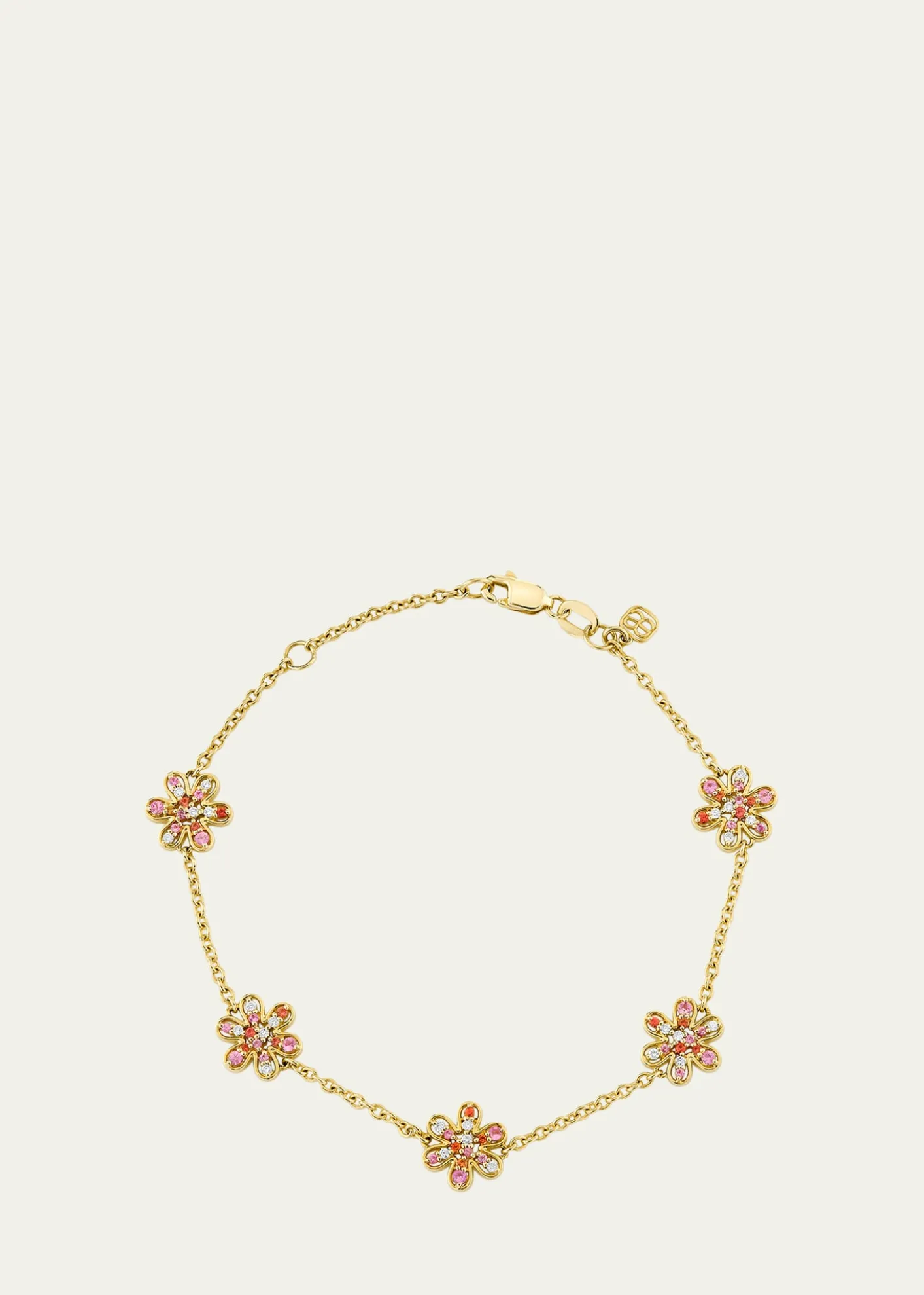 Sydney Evan14K Daisy Cocktail Chain Bracelet