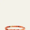 Sydney Evan14K Diamond Bezel Eye on Fire Opal Stretch Bracelet
