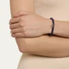 Sydney Evan14K Diamond Cosmos Charm on Sapphire Stretch Bracelet